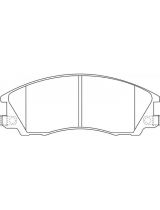 NiBK PN0853 Колодки дисковые