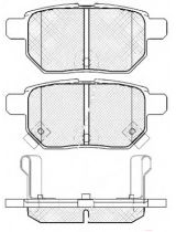 TOYOTA 0446612150 Колодки дисковые задние