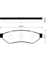 HSB HP2018 Колодки дисковые задние