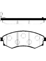 HSB HP0007 Колодки дисковые передние