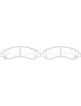 NiBK PN0502 Колодки дисковые