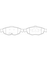 NiBK PN0320 Колодки дисковые