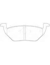 NiBK PN5808 Колодки дисковые