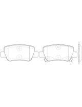 NiBK PN1838 Колодки дисковые