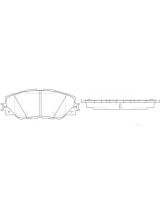 TOYOTA 0446542140 Колодки дисковые