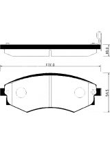 HSB HP4004 Колодки дисковые передние