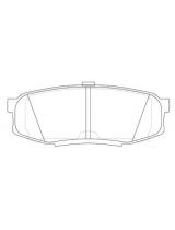 TOYOTA 044660C010 Колодки дисковые