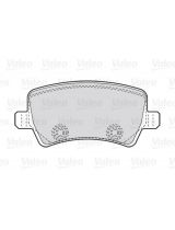 Valeo 301928 Колодки дисковые задние