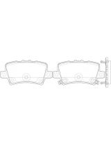 NiBK PN8867S Колодки дисковые