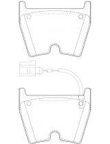 Ferodo FDB5023 Колодки дисковые передние