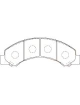 Masuma MS4464 Колодки дисковые