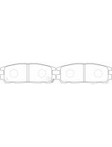 NiBK PN4299 Колодки дисковые