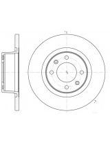 REMSA 660500 Тормозной диск