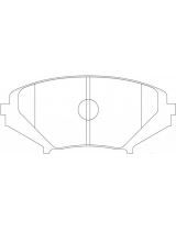 NiBK PN5801 Колодки дисковые