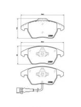 BREMBO P85075 Колодки дисковые передние