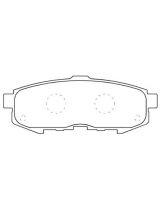 Akebono AN704WK Колодки дисковые