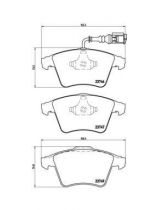 BREMBO P85081 Колодки дисковые передние