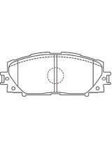Akebono AN764K Колодки дисковые
