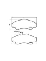 BREMBO P23092 Колодки дисковые