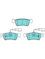 ATE 13.0470-7190.2 Колодки дисковые задние