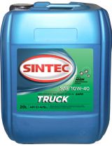 Моторное масло SINTEC 122442 TRUCK SAE 10W-40, API CI-4/SL 20л