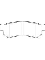 Valeo 301343 Колодки дисковые задние