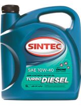Моторное масло SINTEC 122445 Turbo Diesel SAE 10W-40, API CF-4/SJ 5л