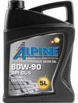 Трансмиссионное масло ALPINE 0100702 Gear Oil 80W-90 GL-5 5л