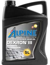 Трансмиссионное масло ALPINE 0100662 ATF DEХRON III (rot) 5л