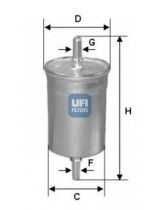 UFI 31.850.00 Фильтр топливный