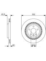 BOSCH 0 986 479 398 Тормозной диск