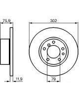 BOSCH 0 986 478 319 Тормозной диск