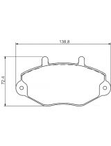 BOSCH 0 986 494 287 Колодки дисковые