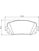 BOSCH 0 986 494 196 Колодки дисковые