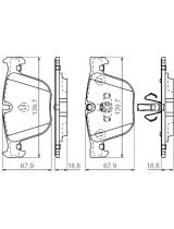 BOSCH 0 986 494 339 Колодки дисковые
