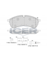ICER 142283 Колодки дисковые