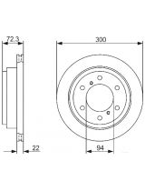 BOSCH 0 986 479 373 Тормозной диск