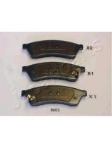 Japanparts PP-W03AF Колодки дисковые 4 шт