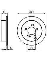 BOSCH 0 986 479 126 Тормозной диск