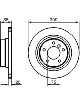 BOSCH 0 986 479 218 Тормозной диск