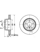 ATE 24.0120-0217.1 Тормозной диск