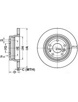 ATE 24.0112-0120.1 Тормозной диск