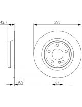 BOSCH 0 986 479 A04 Тормозной диск