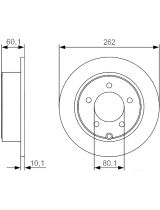 BOSCH 0 986 479 R05 Тормозной диск
