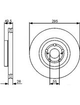 BOSCH 0 986 479 423 Тормозной диск