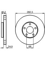 BOSCH 0 986 478 872 Тормозной диск