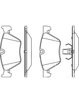 BOSCH 0 986 494 705 Колодки дисковые передние