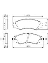 BOSCH 0 986 494 173 Колодки дисковые