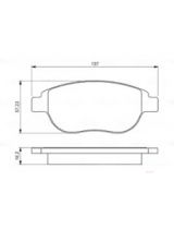 BOSCH 0 986 495 225 Колодки дисковые