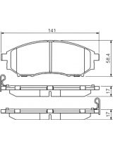BOSCH 0 986 494 295 Колодки дисковые